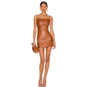 Bardot Croc Mini Dress